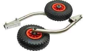 Транцевые колеса модульные из нержавейки удлиненные